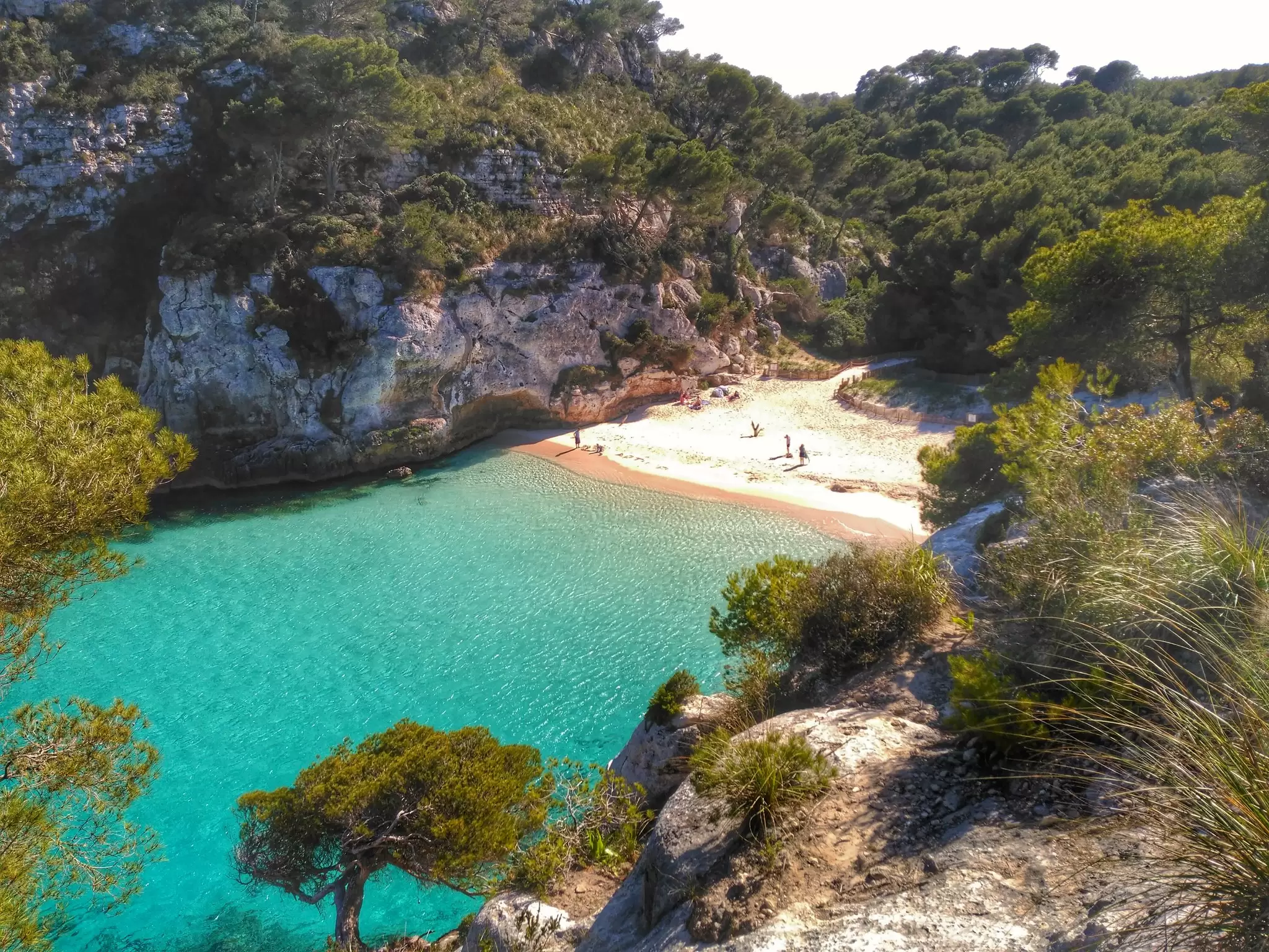 spiaggia veduta minorca
