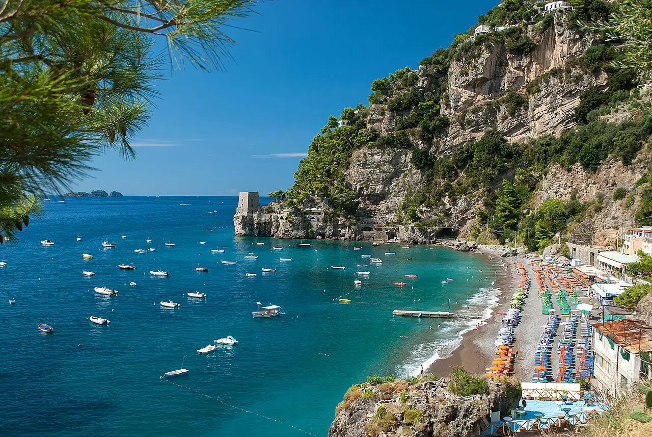spiaggia positano mare