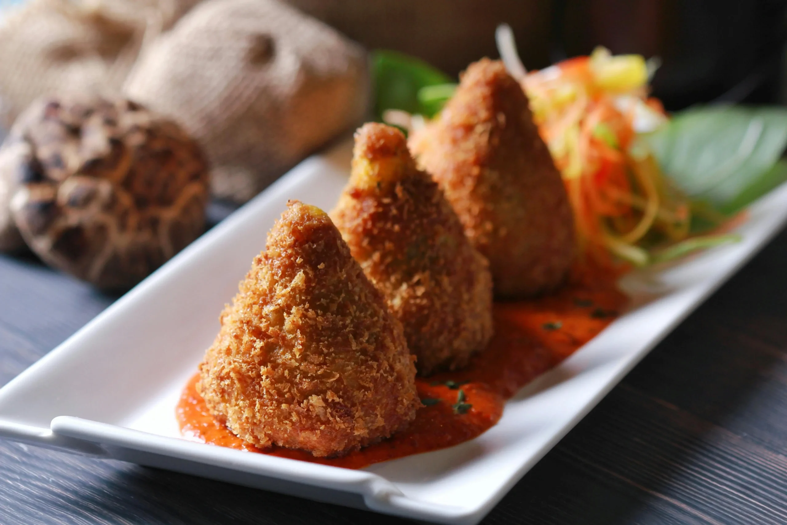 arancini sicilia piatto
